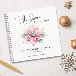 Dieses Gästebuch der Weihnachtszeit-Brautparty Notizblock