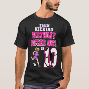 Dieses Geburtstagskind ist 10 Fußball-Thema Geburt T-Shirt