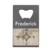 Dieses gehört zu mir, während ich reise - kreditkarten flaschenöffner (Rückseite)