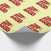 Dieses Geschenk ist Gonna Rock! Geschenkpapier (Ecke)