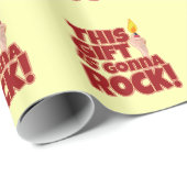 Dieses Geschenk ist Gonna Rock! Geschenkpapier (Rolleneckpunkt)
