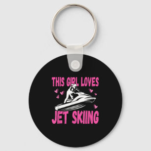 Dieses Girl Lieben Jet Ski Jet Ski Girl Schlüsselanhänger
