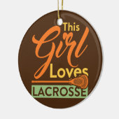 Dieses Girl-Lieben-Lacrosse-Player-Stick Keramik Ornament (Links)