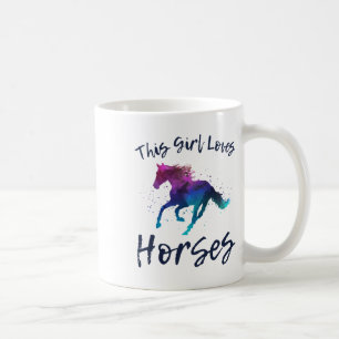 Dieses Girl Lieben Pferde Reiten Reiten Reiten Kaffeetasse