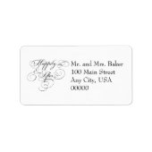 Dieses Glück nach der Adressliste Adressaufkleber (Vorne)