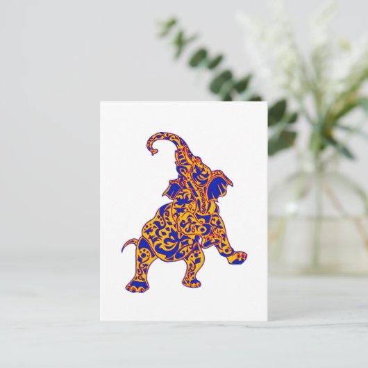 DIESES GLÜCKLICHE GEFÜHL POSTKARTE (Stehend Vorderseite)