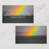 Dieses Glücksspiel-Gefühl-Visitenkarten-Template Visitenkarte (Vorne/Hinten)