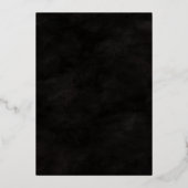 Dieses Got echter Game Engagement Party Real Gold Folieneinladung (Rückseite)