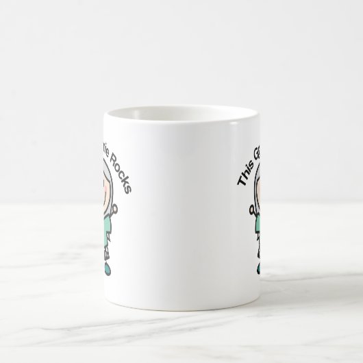 Dieses Grammie schaukelt Geschenk-Idee Kaffeetasse (Mittel)