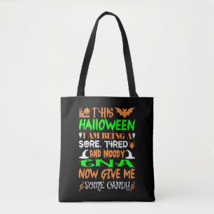 Dieses Halloween müde Moody Cna Candy Tasche