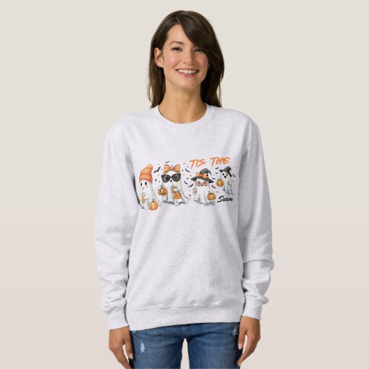 Dieses Halloween-Party der Saison Ghost Fall Sweatshirt (Vorne ganz)