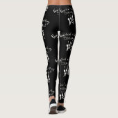 Dieses Halloween werde ich Hangin' mit meinen Leic Leggings (Rückseite)