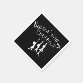 Dieses Halloween werde ich Hangin' mit meinen Leic Serviette (Ecke)