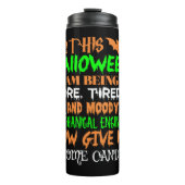 Dieses Halloween wird als Mechaniker Candy Thermosbecher (Vorderseite)