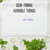 Dieses Handtuch hat die Dinge lustig gesehen (Gefaltet)