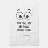 Dieses Handtuch hat die Dinge lustig gesehen (Vertikal)