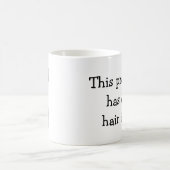 Dieses hat vermutlich Hundehaar in ihm - Kaffeetasse (Mittel)