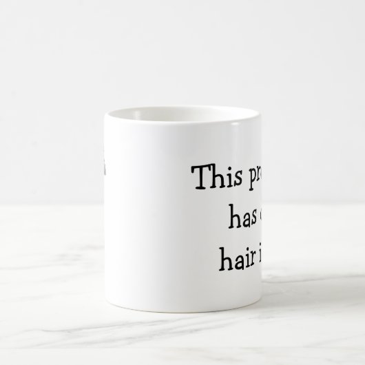 Dieses hat vermutlich Hundehaar in ihm - Kaffeetasse (Mittel)