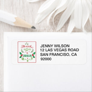 Dieses Haus glaubt an Jesus