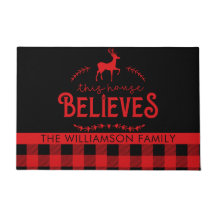 Dieses Haus glaubt, dass Rentier Kariert Familienn