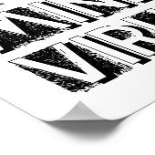 Dieses Haus ist frei von Geweckt Mini-Viren, die s Poster (Ecke)