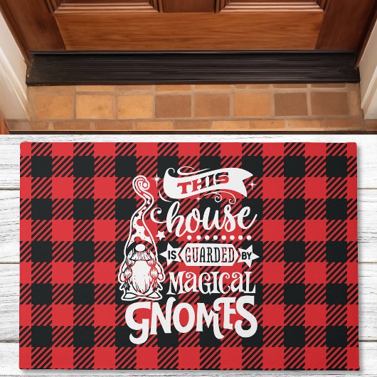 Dieses Haus ist von magischen Gnomen bewacht Fußmatte
