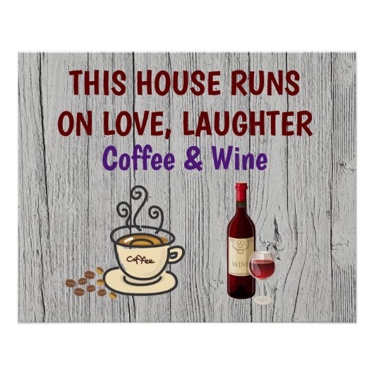 Dieses Haus läuft auf Liebe Poster (Vorderseite)