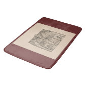 Dieses Haus mit Bildvorlage segnen Badematte (Schrägansicht)