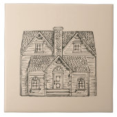 Dieses Haus mit Bildvorlage segnen Fliese (Vorderseite)