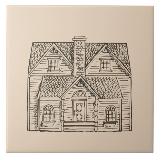 Dieses Haus mit Bildvorlage segnen Fliese (Vorderseite)