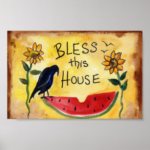 Dieses Haus segnen Poster
