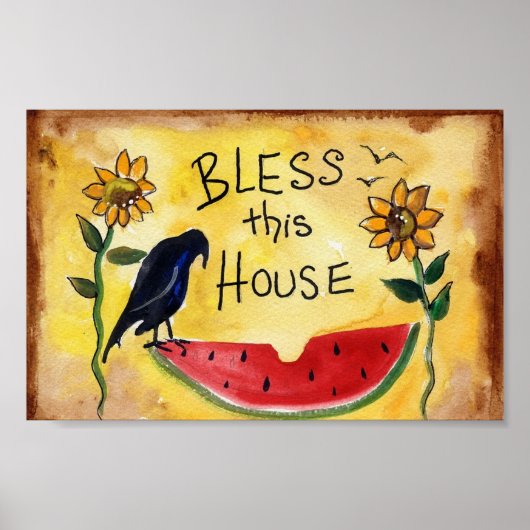 Dieses Haus segnen Poster (Vorne)
