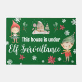 Dieses Haus steht unter der Aufsicht von Elf Weihn Fußmatte (Vorderseite)