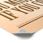 Dieses Haus wird vom guten Herrn und einer Waffe g Poster (Ecke)