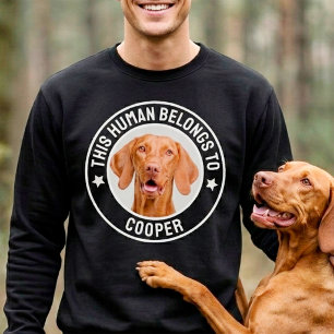 Dieses Haustier gehört zu Hund Benutzerdefiniertes Sweatshirt