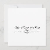 Dieses Herz von mir - Mini Print (Rückseite)