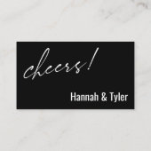 Dieses hier ist auf unserem Black Drink Ticket Begleitkarte (Rückseite)