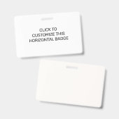 DIESES HORIZONTALE ABZEICHEN KENNEN AUSWEIS (Vorder- & Rückseite)