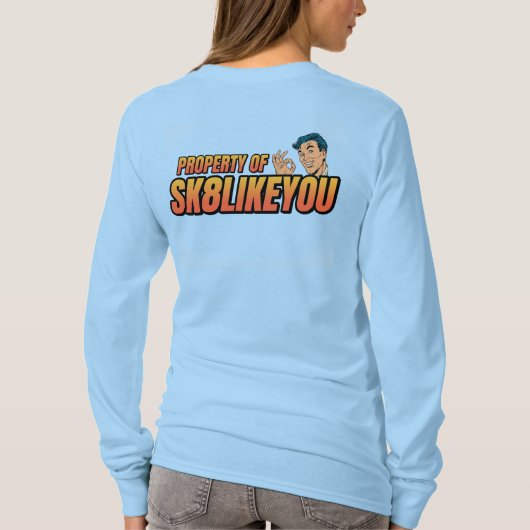 Dieses Hut- und diese Skate-Shirt T-Shirt (Rückseite)