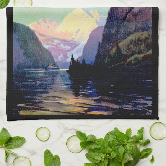 Dieses ist Alaska Geschirrtuch (Gefaltet)