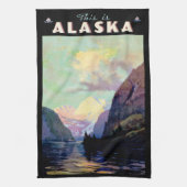 Dieses ist Alaska Geschirrtuch (Vertikal)
