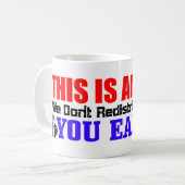 Dieses ist Amerika! Kaffeetasse (Vorderseite Links)