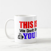 Dieses ist Amerika! Kaffeetasse (Links)