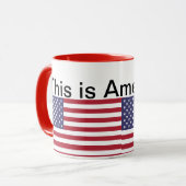 Dieses ist Amerika… Tasse (Vorderseite Links)