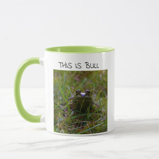 "DIESES IST BULL" Ochsenfrosch-Tasse Tasse (Links)