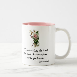 Dieses ist der Tag, den der Lord… gemacht hat Zweifarbige Tasse