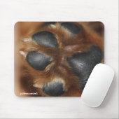 Dieses ist die goldene Penny-TatzenMausunterlage Mousepad (Mit Mouse)