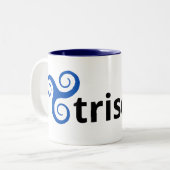 Dieses ist die Schale eines Hackers! Zweifarbige Tasse (Vorderseite Links)