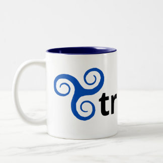 Dieses ist die Schale eines Hackers! Zweifarbige Tasse