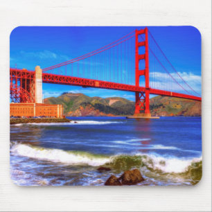 Dieses ist ein 3 Schuss HDR-Bild des Golden Gate Mousepad